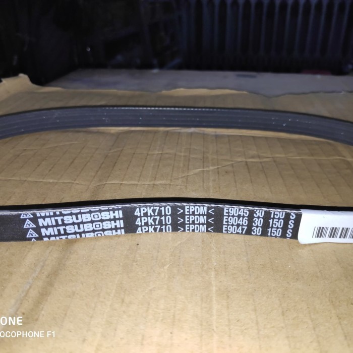 Jual--Cod MITSUBOSHI Fan belt 4PK710 EPDM tali kipas fanbelt 4PK 710