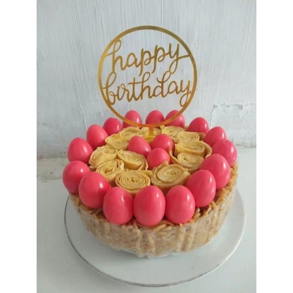 

Mie Goreng Ulang Tahun/Mie Goreng Ultah/Cake Noodle/Kue Mie Ultah/Noodle Cake/Hantaran / Kado