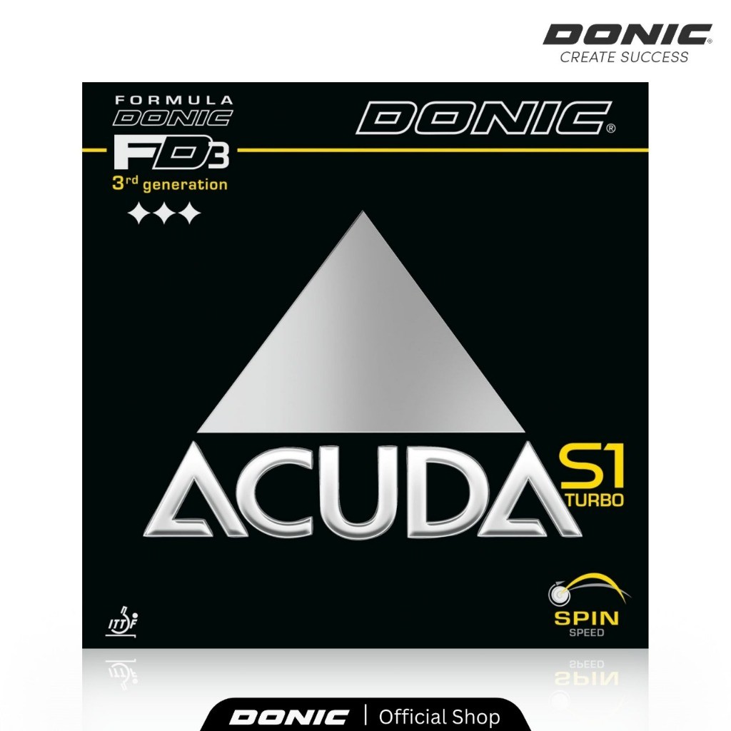 DONIC Acuda S1 Turbo Karet Pingpong Rubber Tenis Meja