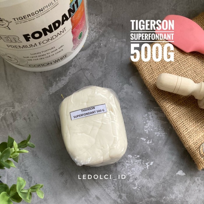 

NEW- [Bahan Makanan] TIGERSON FONDANT SUPER FONDANT PREMIUM REPACK 500 GRAM