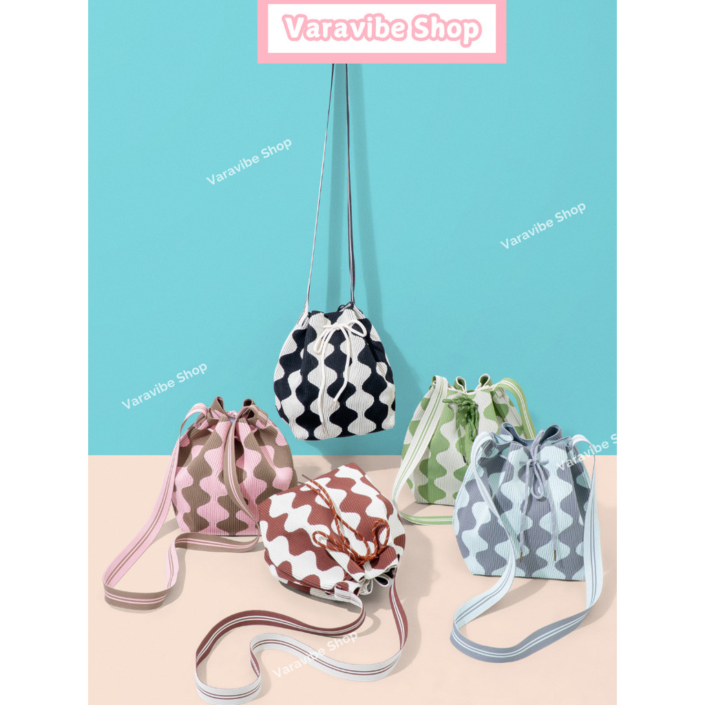 Varavibe Tas Bahu Vici Serut Wanita Tas Slingbag Mini Serut Tas Wanita Tas Selempang