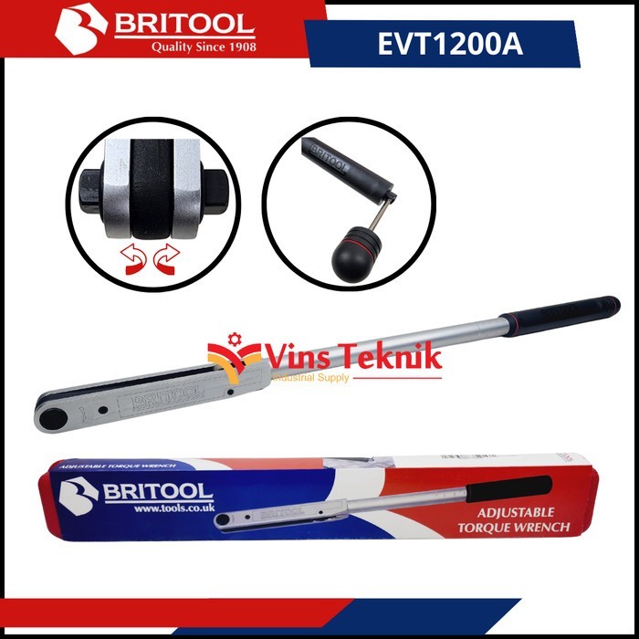 Kunci momen kunci torsi 1/2inch torque wrench EVT 1200 BRITOOL EVT1200