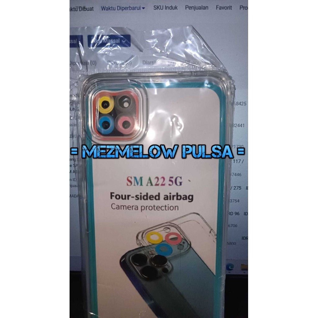 Softcase Silikon Transparant Tebal Casing Caseng SAMSUNG A21S / SAMSUNG A22 5G / SAMSUNG A22 4G