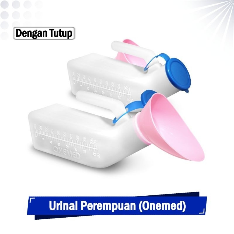 Pispot Wanita Pispot Urinal Plastik ada Tutup Untuk Pria dan Wanita