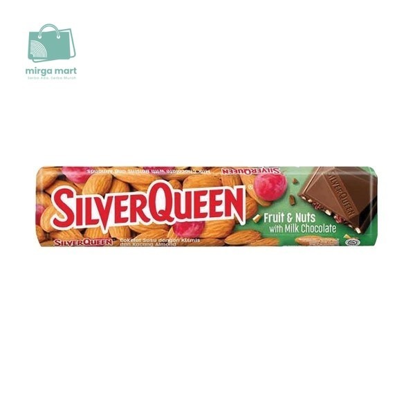 

SILVER QUEEN COKLAT FRUIT & NUT 55 GR mirga mart