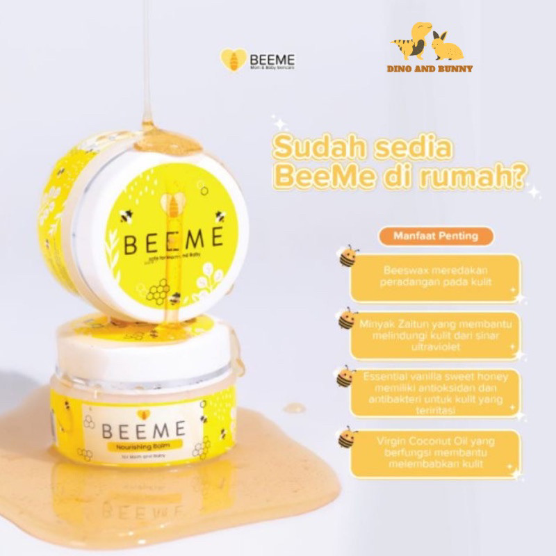 BEEME NOURISHING BALM - Pelembap Kulit Bayi dan Ibu Multipurpose - Krim Anti Ruam