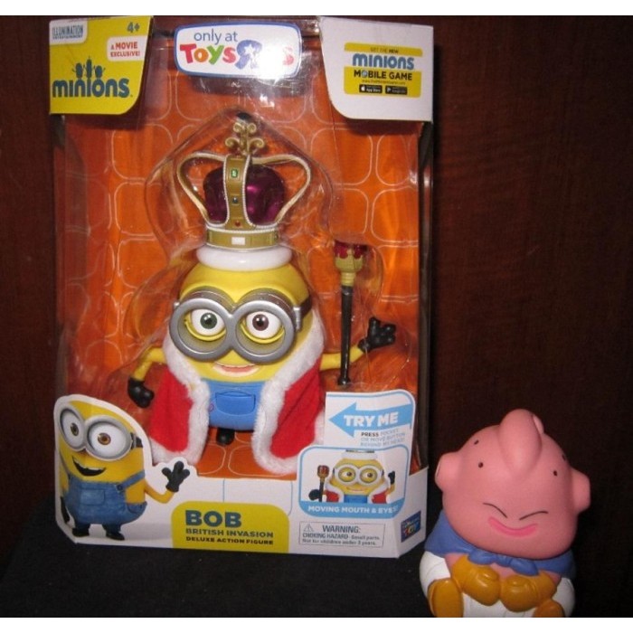 Minion British Invasion King Bob Deluxe Action Figure Exclusive toyrus