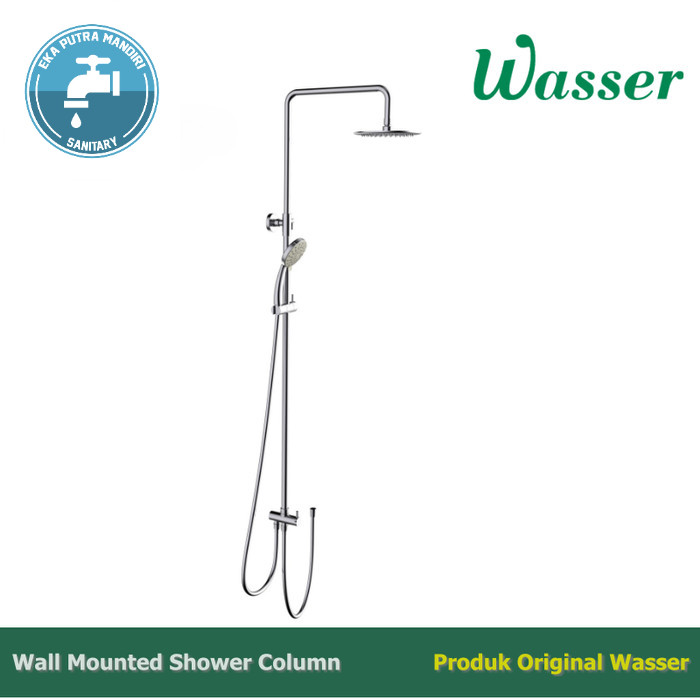 WASSER Shower Tiang ESS-D331 | Wall Mounted Shower Column Set (Tanpa Kran Mixer)  ESS D331