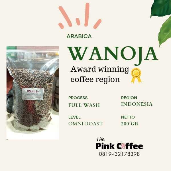 

PLAOSANSTORE Biji Kopi Bubuk Arabika WANOJA KAMOJANG | Arabica Coffee 200 gram