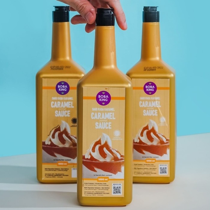 

[[New Arrival] 1 LT Bobaking Caramel Sauce (topping saus karamel)