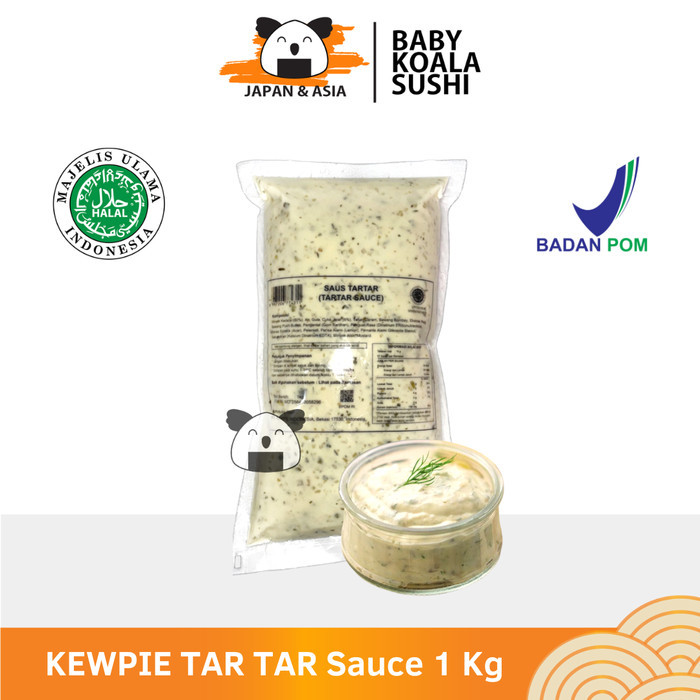 

[[New Arrival]] TAR TAR SAUCE KEWPIE 1 Kg | Saus Tartar Gurih untuk Cocolan Steak Beef