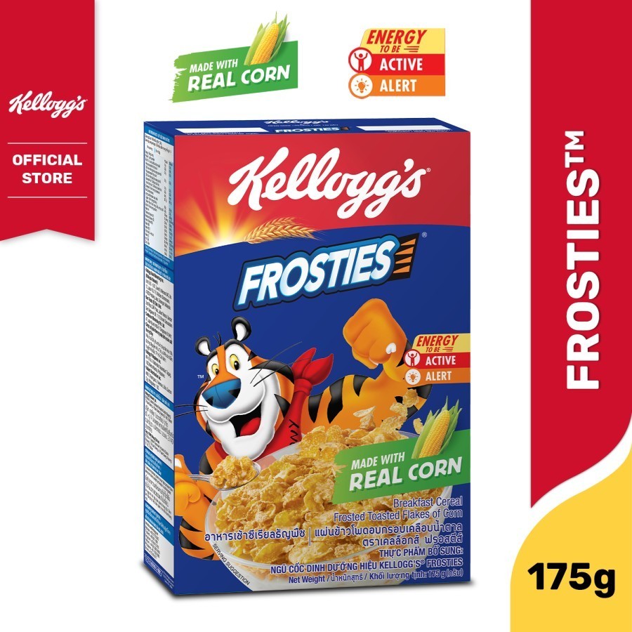 

[oddsolshop] pekanbaru/Kellogg's Breakfast Cereal Frosties 175GR Sereal Sarapan Jagung Lapis Gula