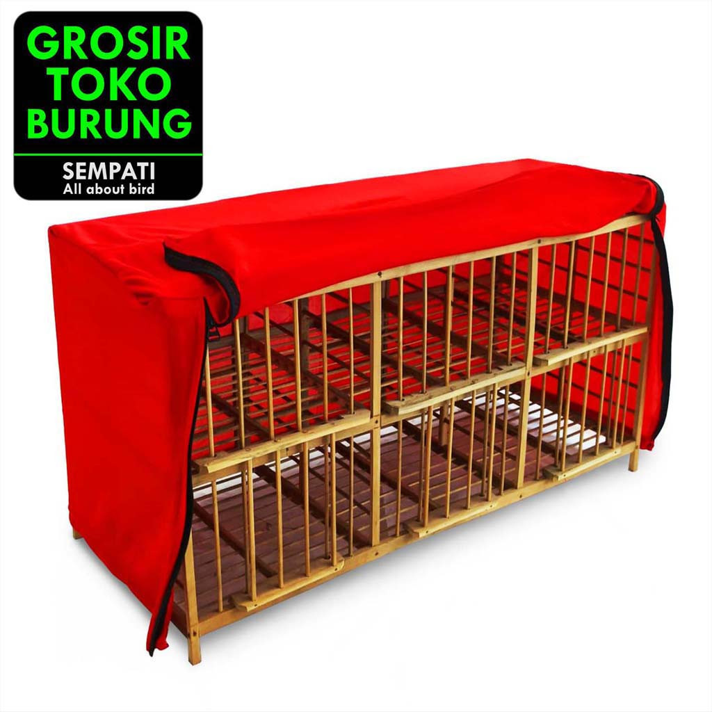 JAMIN MURAH SEMPATI GROSIR Krodong Sangkar Kandang Burung Merpati 3 Pasang Petak 6 Pintu Eco Isi 10 