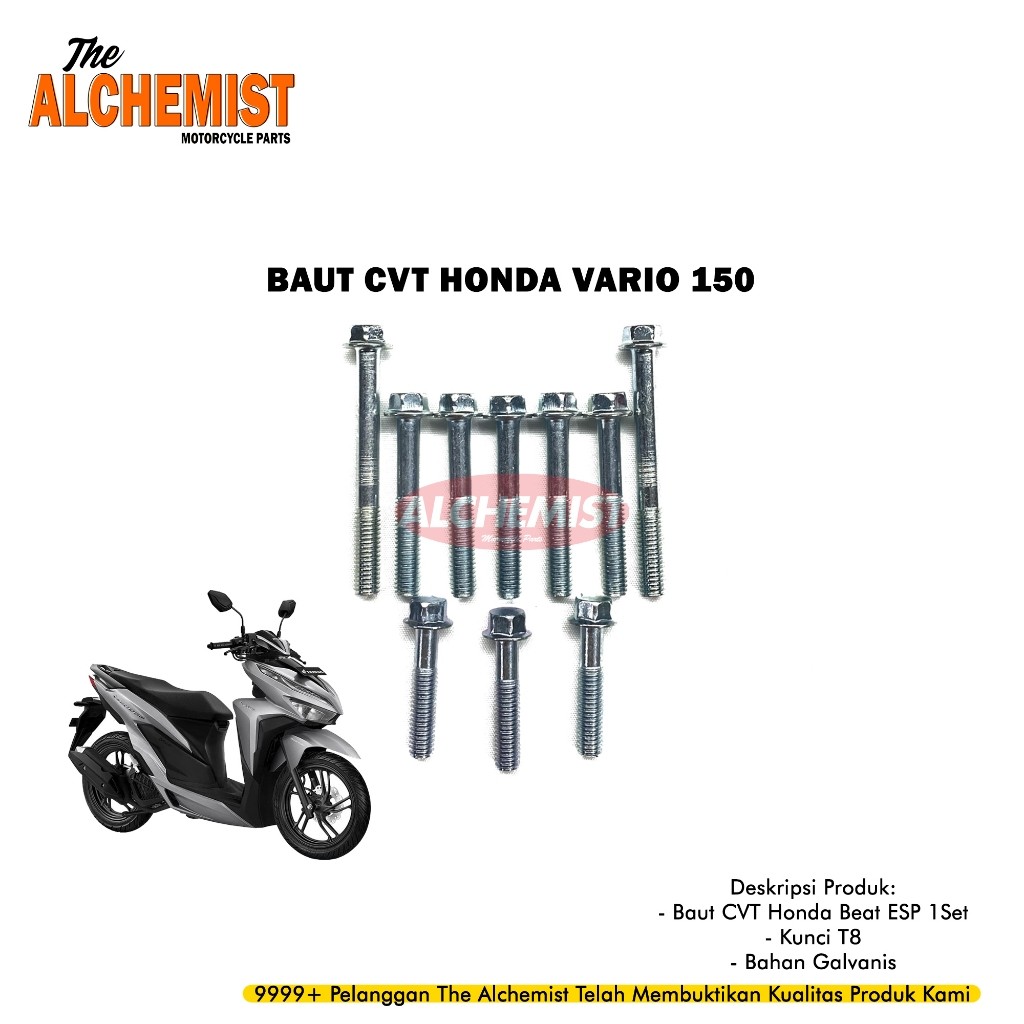 COD / Free Ongkir / Promo / Baut CVT 1Set Honda Vario 150 / Baud Vario 150 New CVT1Set / Baut Baud C