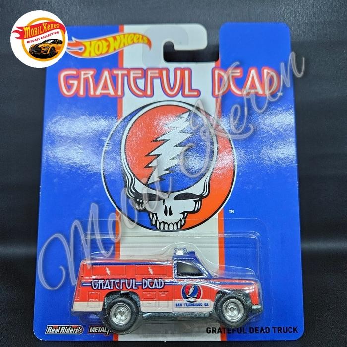 Pee99 Diecast Hot Wheels Premium Pop Culture 2013 Grateful Dead Grateful Dead Truck blue red ban kar