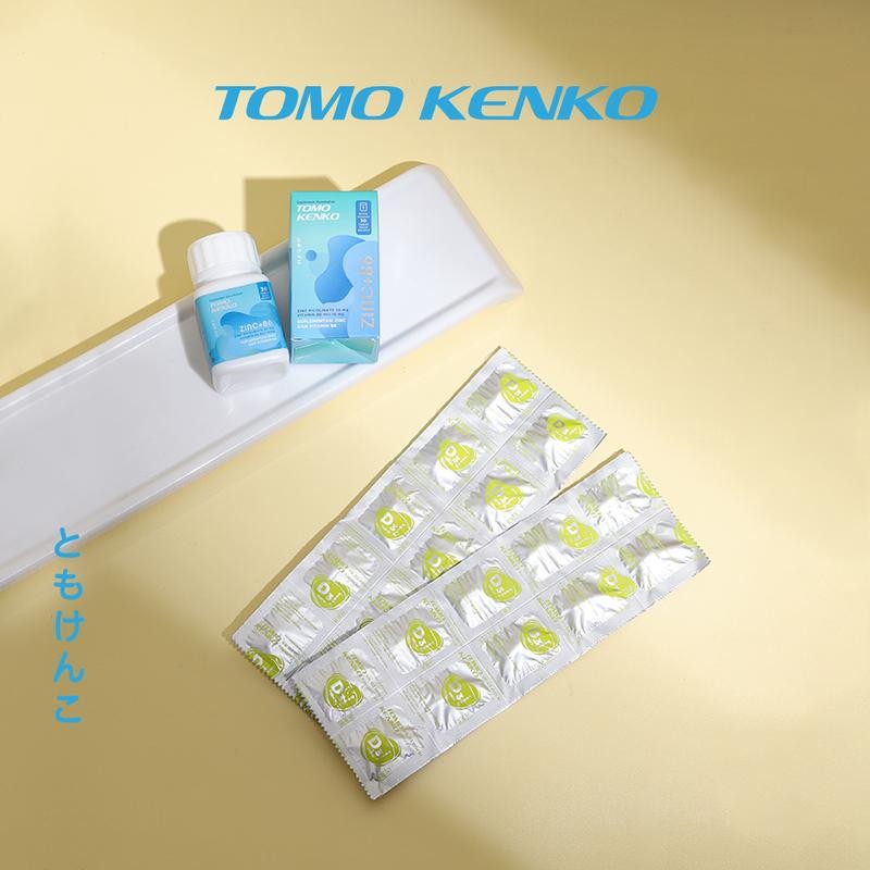

Paket Combo Tomo Kenko Vitamin D3 1000 IU 2 Strip & Zinc+B6 1 Botol