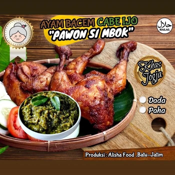 

Ayam Bacem tulang lunak+sambal ijo (divakum) - 250gr