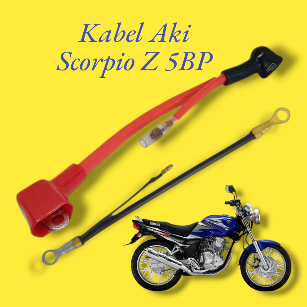 KABEL AKI YAMAHA SCORPIO Z 5BP POSITIF NEGATIF AKI