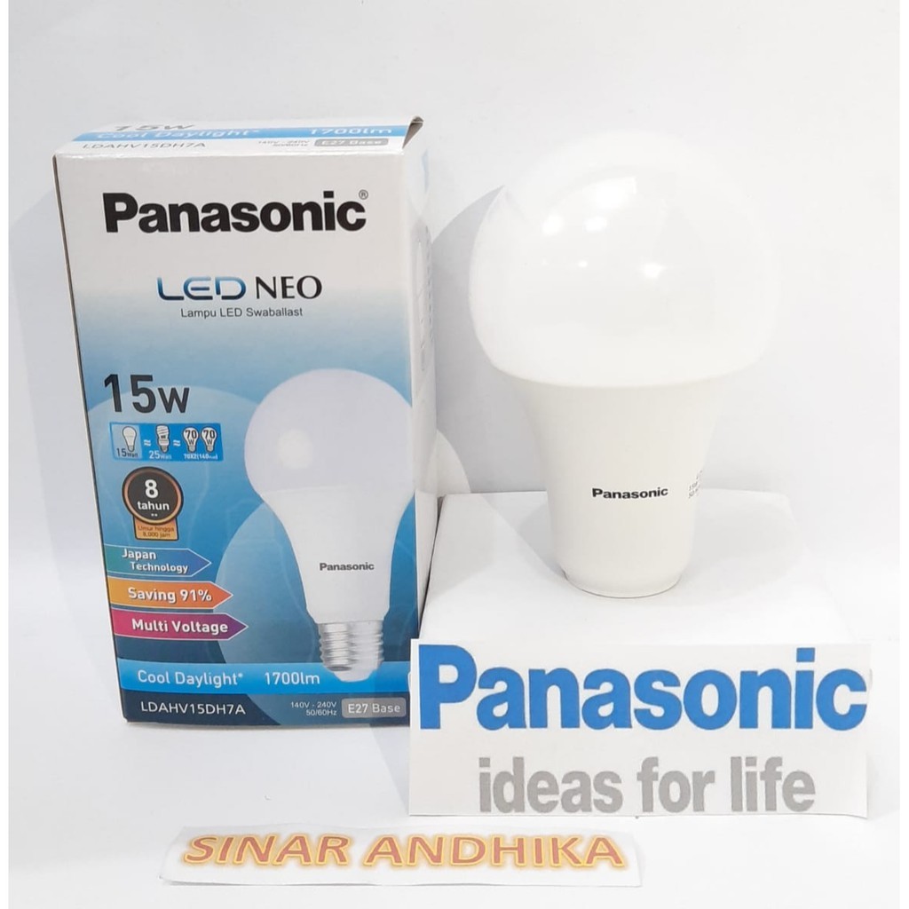 [TERLARIS] LAMPU LED BULB NEO PANASONIC 15 WATT