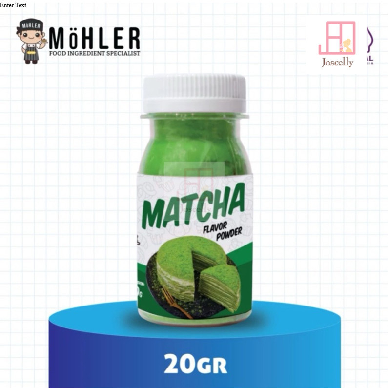 

JOSCELLY.ID MOHLER Powder 20 gr Matcha