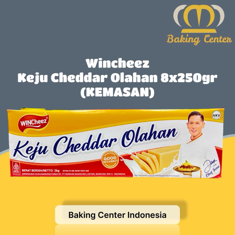 

WinCheez Keju Cheddar Olahan 8x250gr