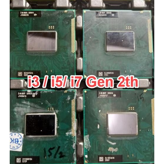 processor Core i3 i5 i7 2410M 2330M upgrade acer toshiba dell asus gen 2th - i3 .