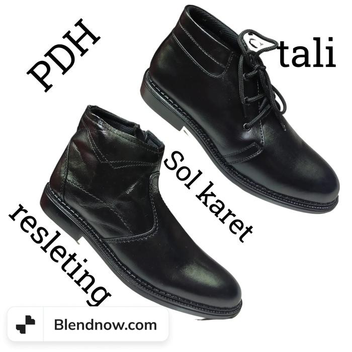 Sepatu pantofel pria kulit asli/sepatu formal kantor Size Jumbo 44-46 - PDH, 40