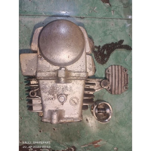 blok head kop isi set Garuda pnp C70 ulung Grend Supra legenda  barang masih bagus ori bawaan motor
