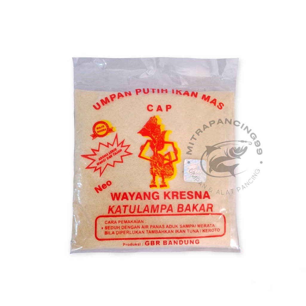 Umpan Putih Ikan Mas Katulampa Bakar - Umpan Pancing Cap Wayang Kresna