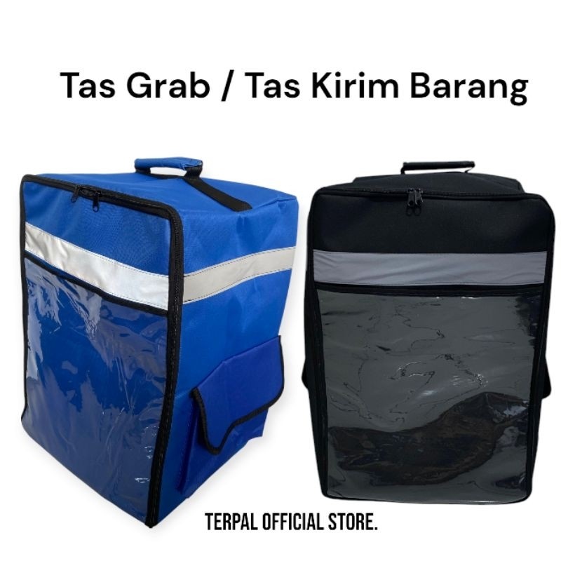 TPK Tas Grab. Tas Punggung Jumbo. Tas Delivery Anti air. Tas Motor. Ransel Kurir TAS PUNGGUNG KURIR
