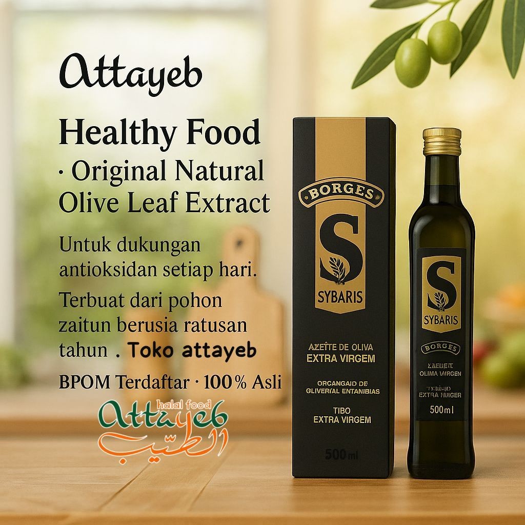 

Minyak Zaitun Borges Sybaris Premium Extra Virgin Olive Oil 500ml Sybaris BPOM (2026)