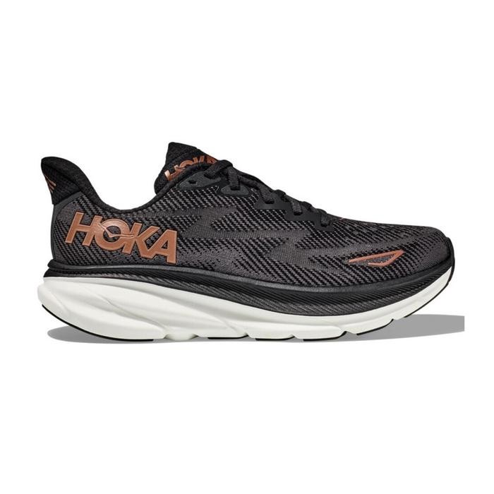 Sepatu Hoka One One Clifton 9 / Black Copper / Running Shoes Men's