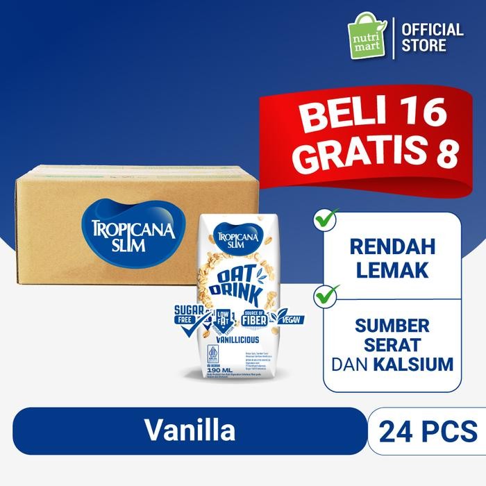 

Tropicana Slim Oat Drink 190ml (24 pcs) - Ready to Drink