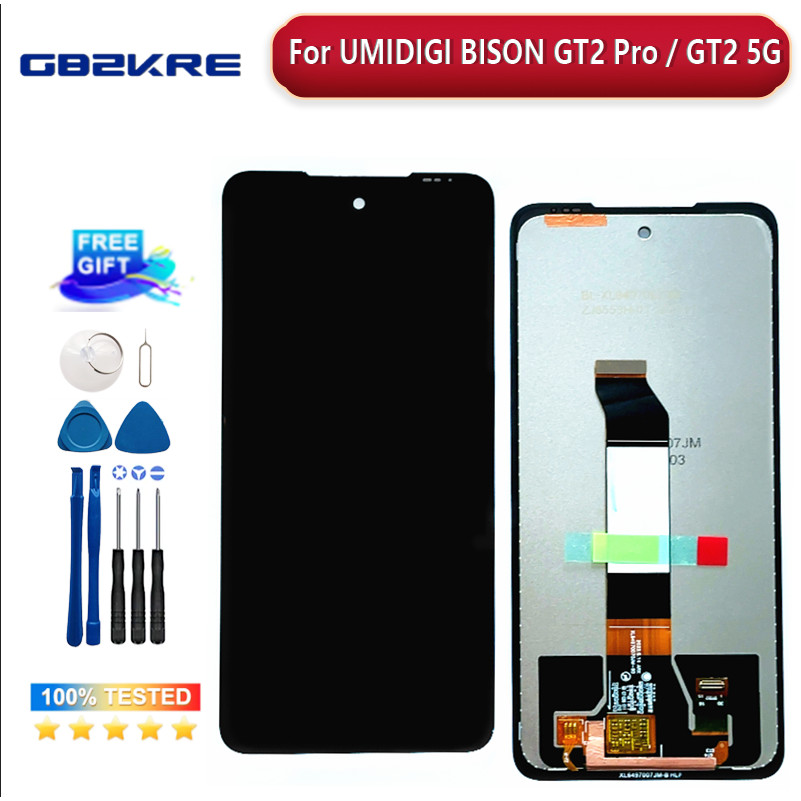 Original For UMIDIGI BISON GT2 Pro LCD Display + Touch Screen Replacement 100% Tested 6.5" For Bison