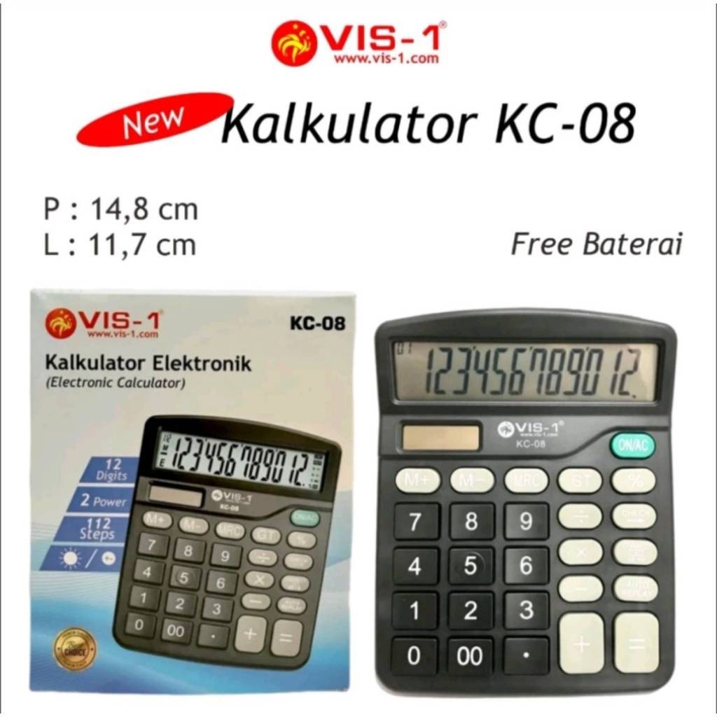 

(PST.ATK) CALCULATOR VIS1 KC08/kalkulator/alat hitung