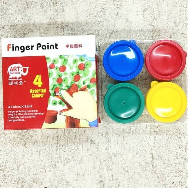 

(PRO_ATK) FINGER PAINT ART RANGER 4 WARNA