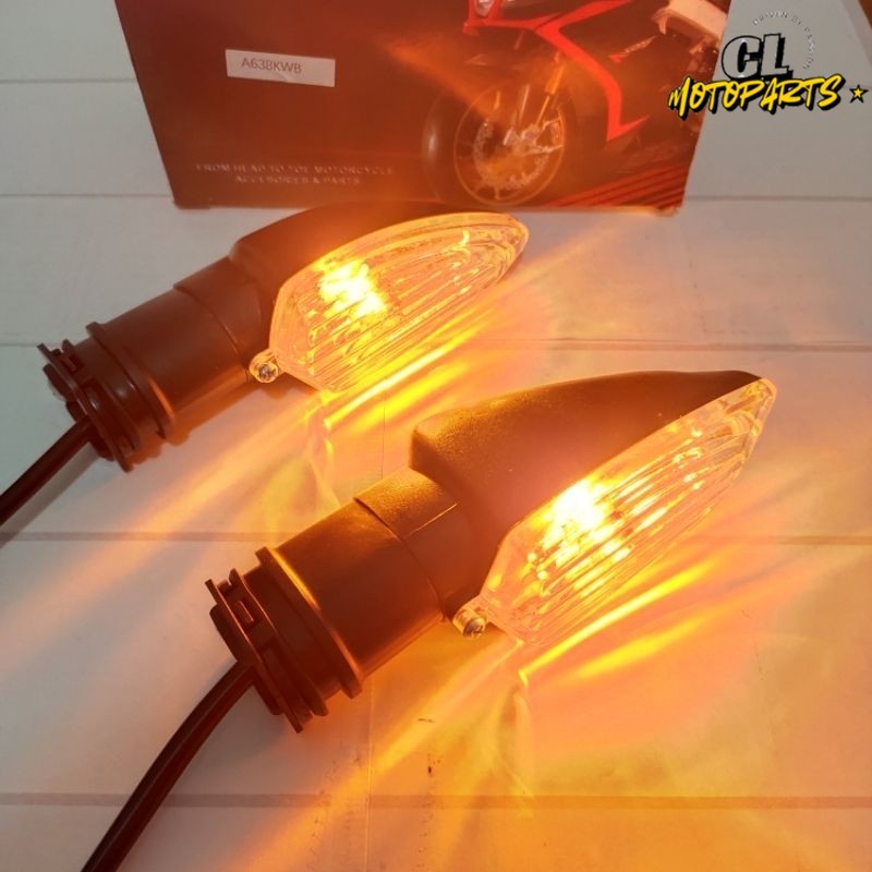 CL - Lampu Sen Standar Vixion Old Tiger Megapro Rxking Klx Crf byson mxking mx king rx Set ninja Kir