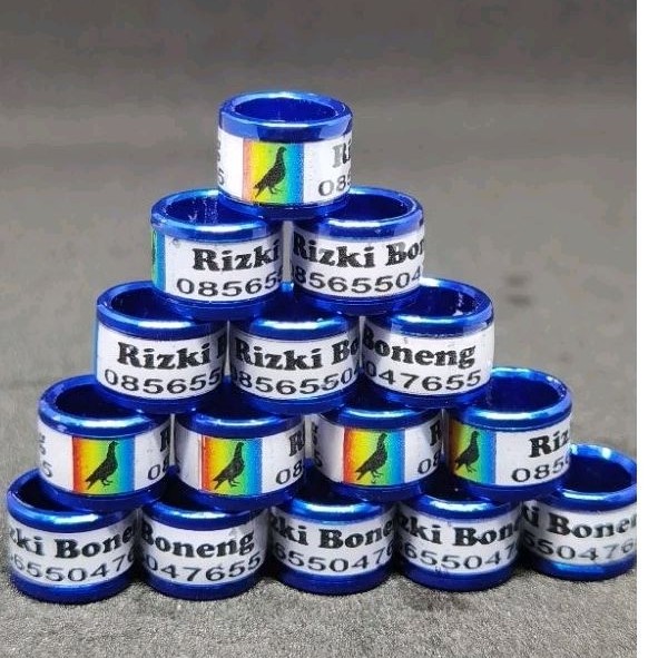 RING BURUNG MERPATI MODEL RODA GRATIS CETAK NAMA