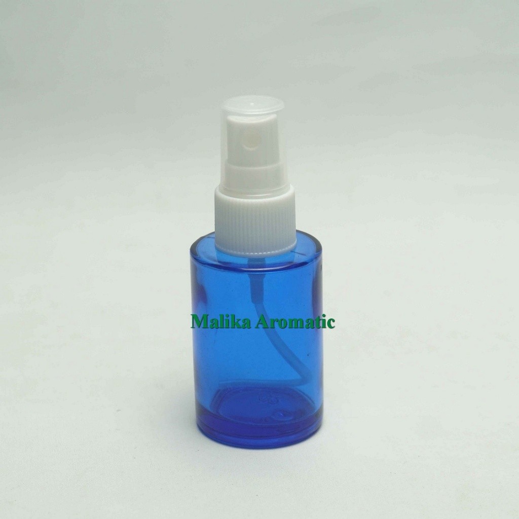 Serum 30 ml Kaca RF Biru Original Tutup Spray / Botol Kaca Spray / Botol Parfum / Serum Kaca Spray /