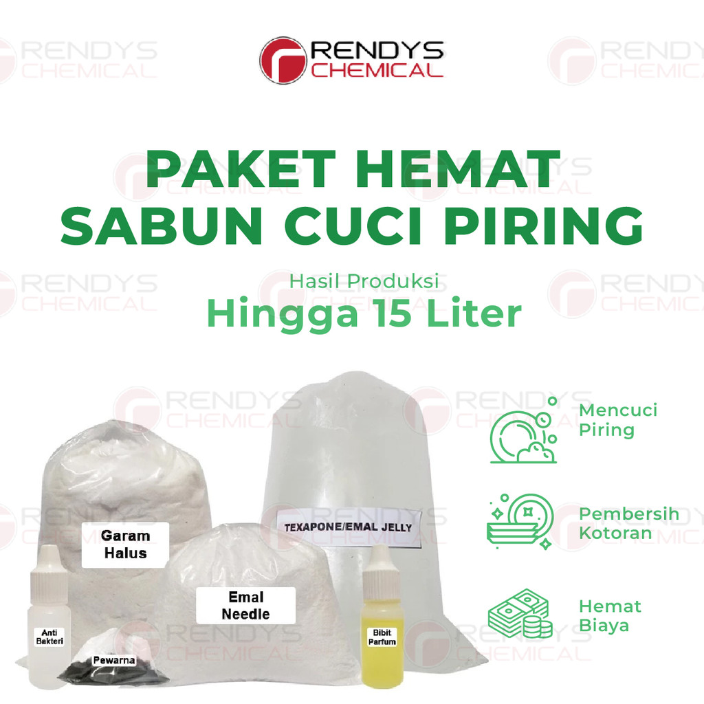 PAKET SABUN CUCI PIRING / PAKET HEMAT SABUN CUCI PIRING / DIY SABUN CUCI PIRING MURAH