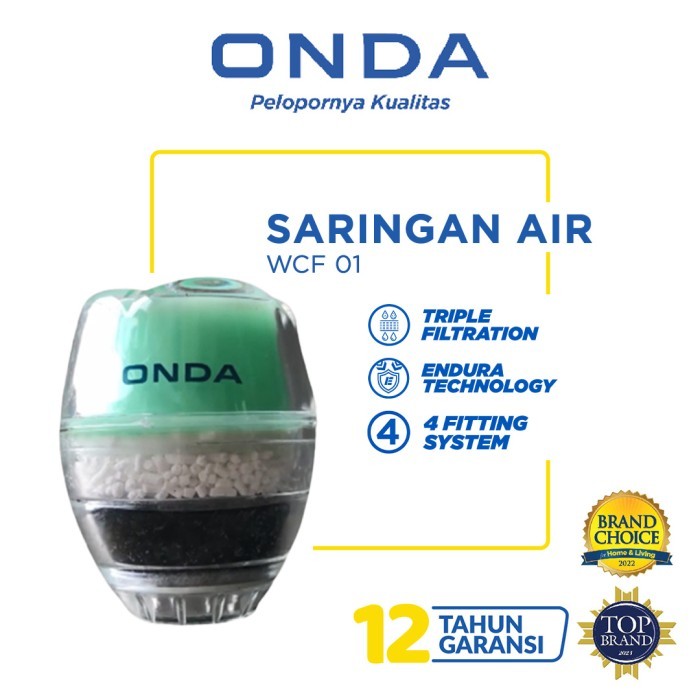 [PROMO] ONDA Saringan Air Kran Dapur Bersih WCF 01