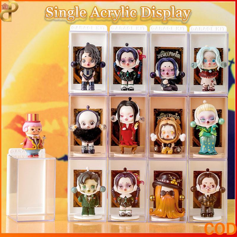 Mini Figure Box Kotak Pajangan Akrilik Rak Pajangan Model Transparan Tahan Debu-Single Acrylic Displ