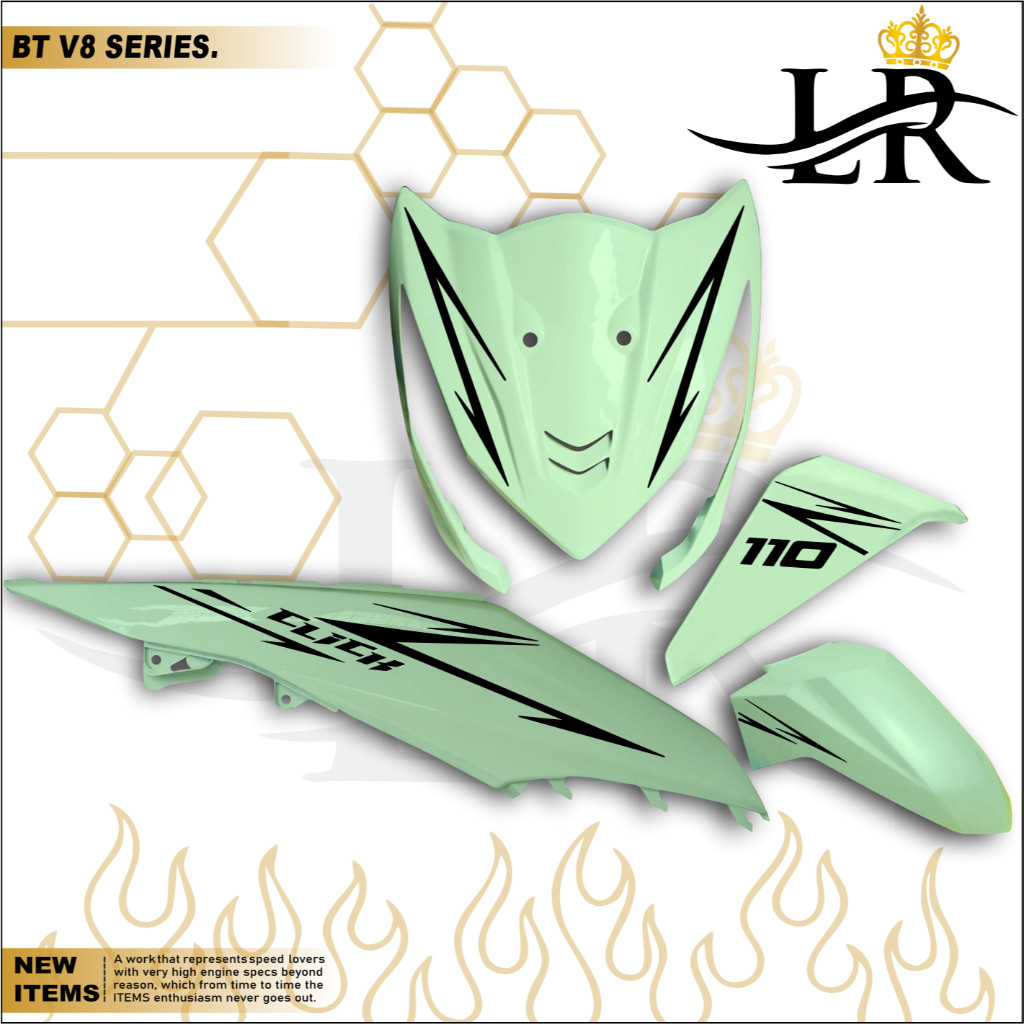 STRIPING VARIASI BEAT FI 2013-2016 STIKER STRIPING BEAT CLICK CUTTING VARIASI RACING