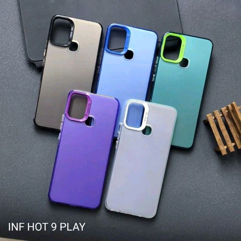 INFINIX HOT 9 PLAY CASE SOCOOL CASING IMD HYBRID PLATE HOLOGRAM INFINIX HOT 9 PLAY