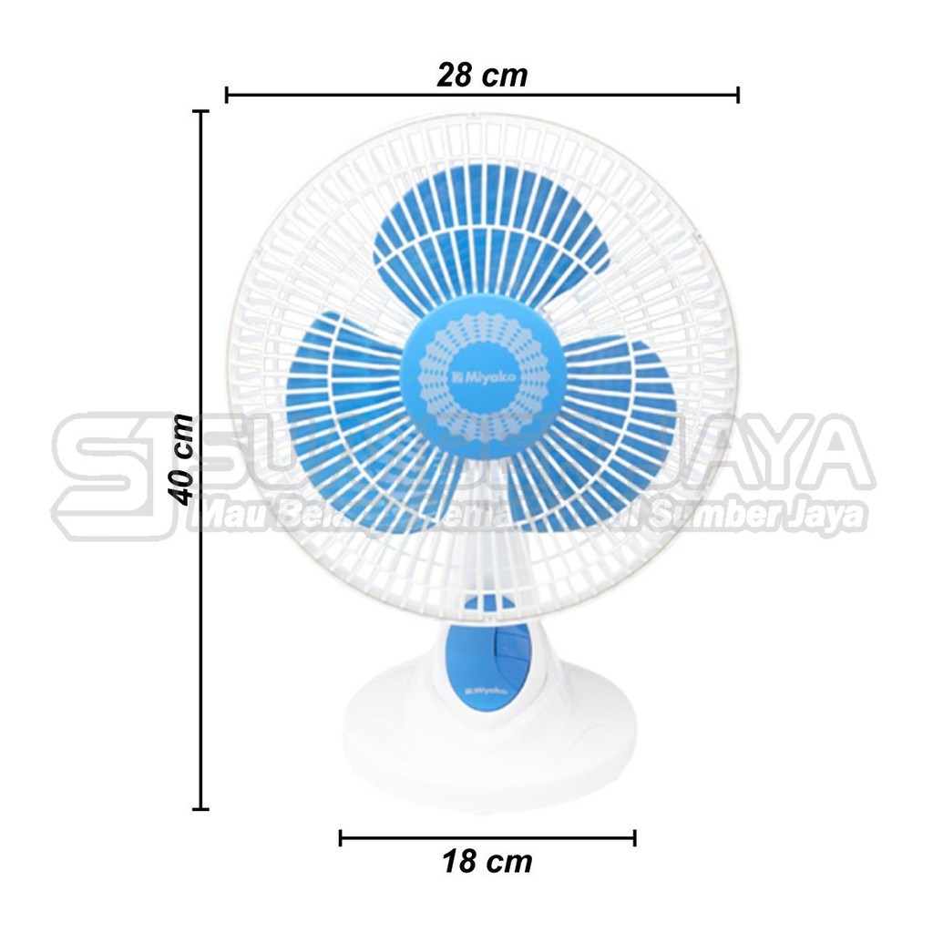 MIYAKO 9 Inch Kipas Angin Meja Desk Fan Kipas Angin Listrik