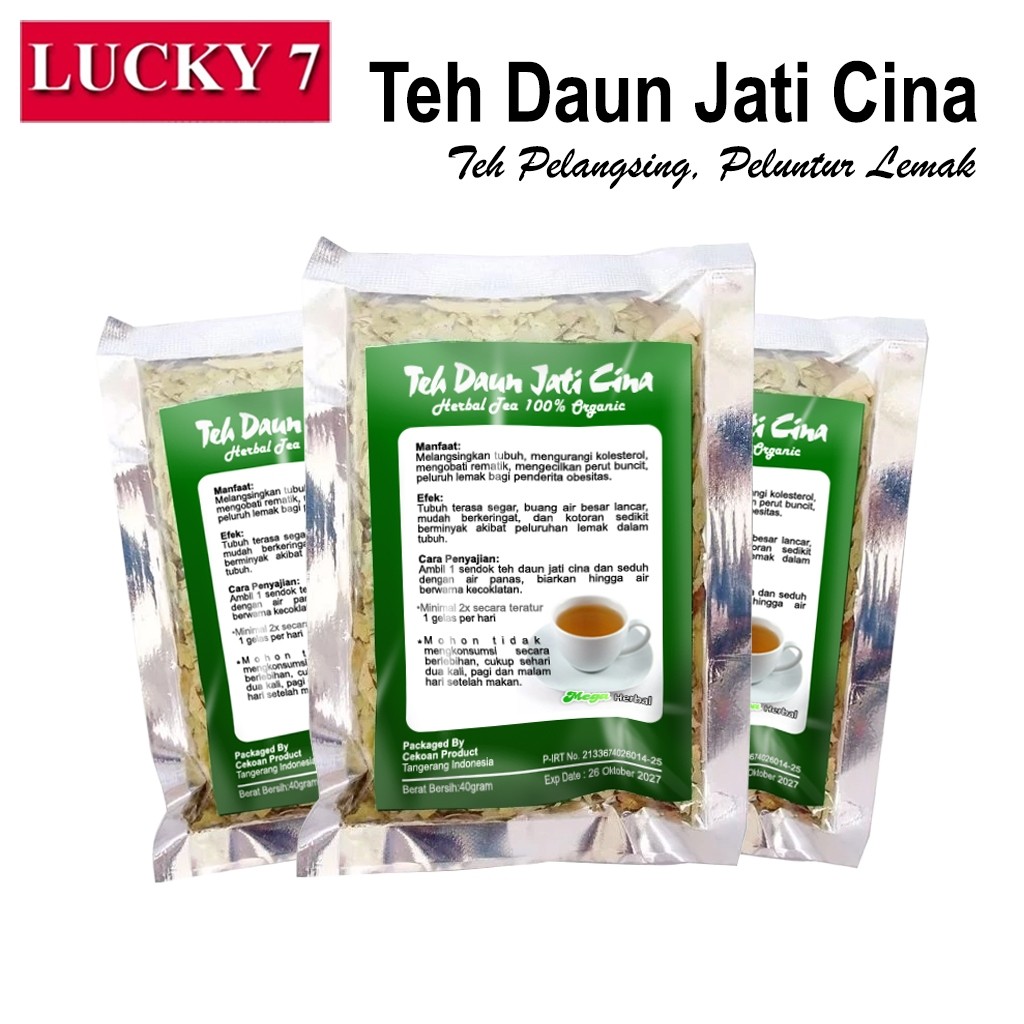 

( BISA COD ) Teh Daun Jati Cina Ori 100% alami Herbal Teh Pelangsing Penurun Berat Badan