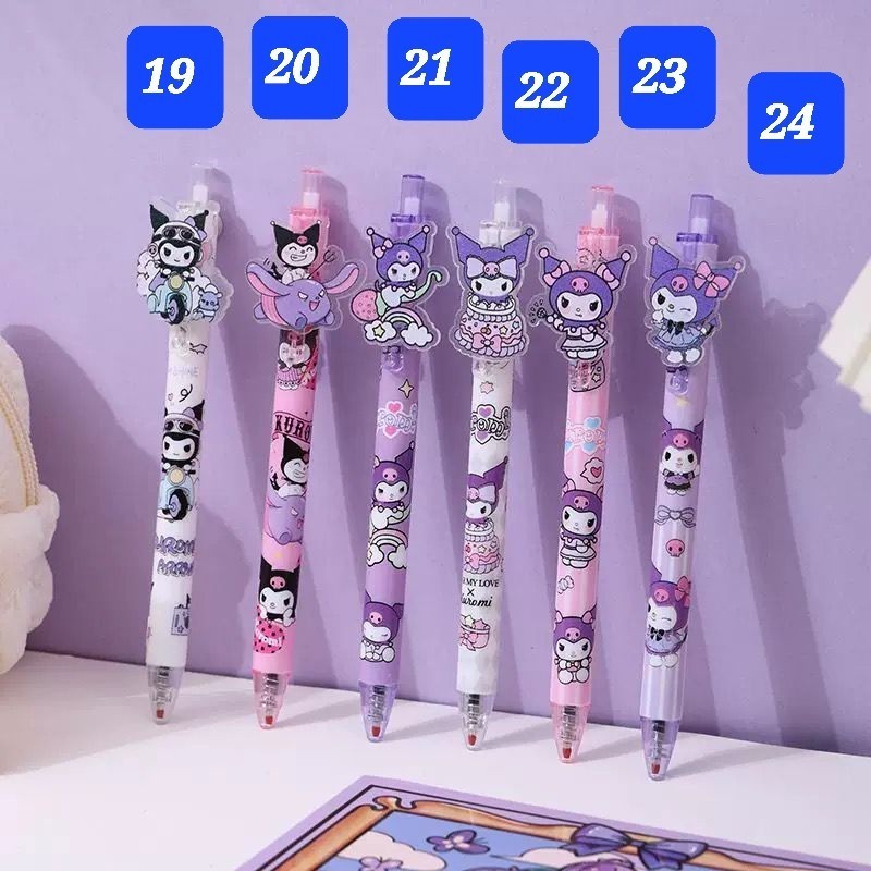 

Bolpoin Lucu Desain Karakter Kuromi/ / Japan Style/ Macaroon/ Sanrio /Bolpen/ Pena/ Bolpoin/ Akrilik