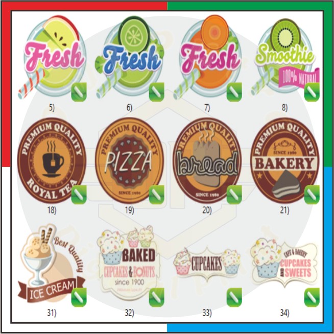FREE DESIGN Stiker Transparan PROMO STIKER LABEL PRODUK KEMASAN