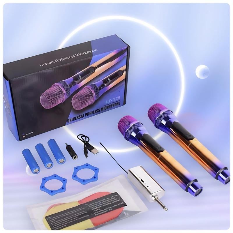Mic Wireless Profesional Microphone LT-128 | Mic Microphone Profesional Wireless