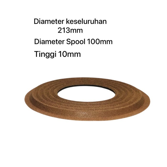 Dumper Demper Membran Speaker 18inch Lubang Spool 100mm Diameter 213mm1